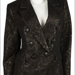 🔥Rachel Zoe
Black & Gold Double Breasted Blazer